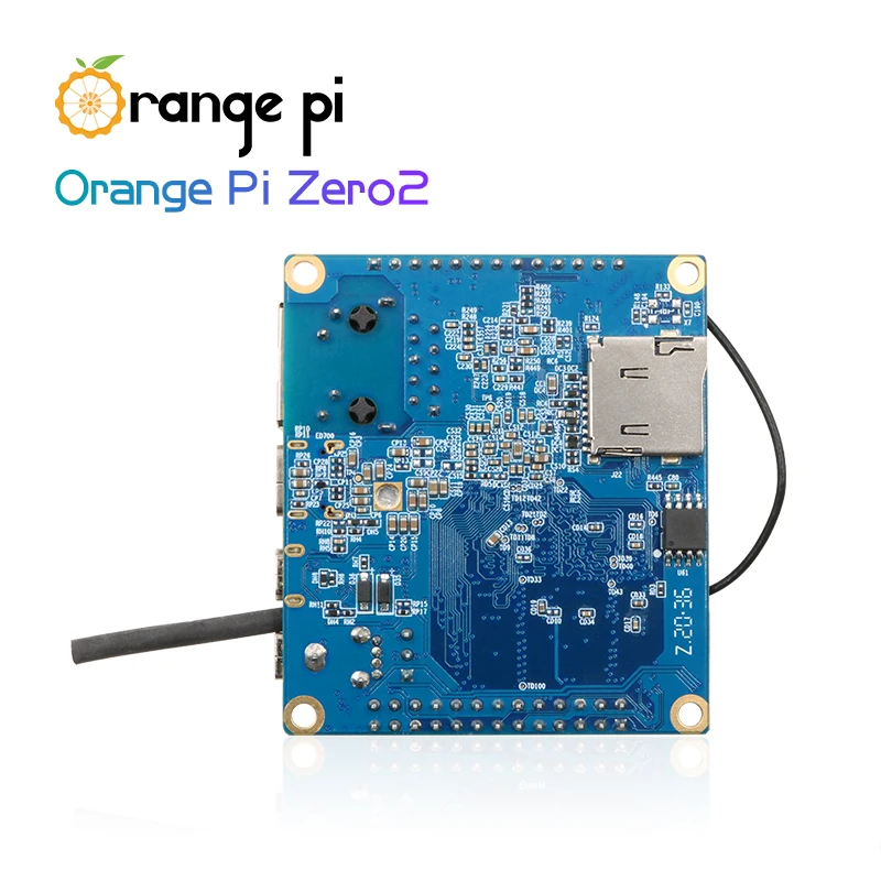 Laranja pi zero 2 1gb ram com chip allwinner h616, suporte bt, wifi, executar android 10, ubuntu, debian os única placa