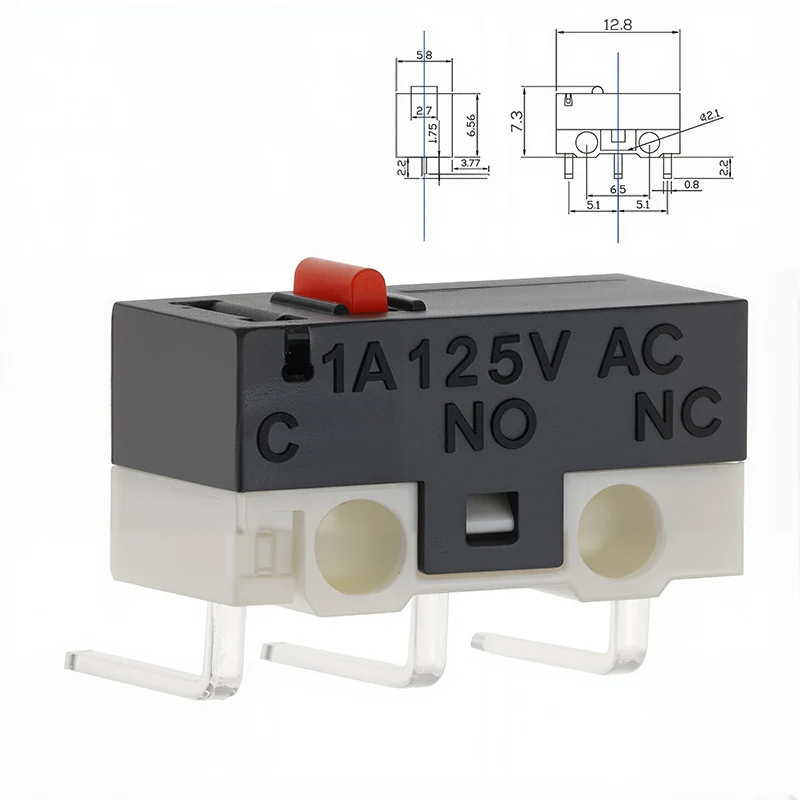 NONE Mini Micro Switch SPDT 3 Pin 20 Piece 3