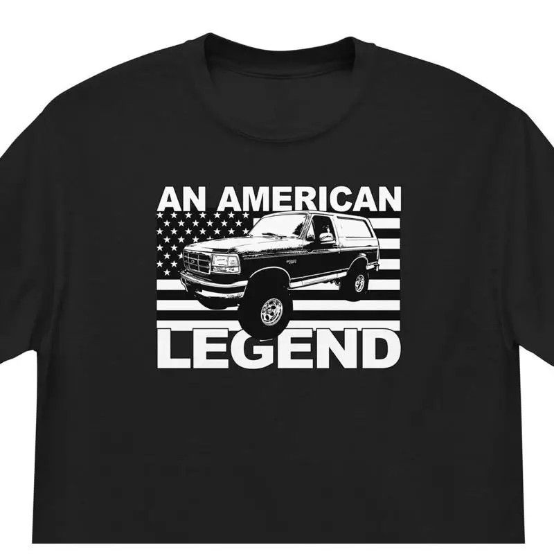 

Футболка Obs Bronco, мужская автомобильная классическая футболка для любителей грузовиков