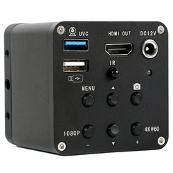 8MP 4K 1080P 60FPS Industrial Digital Video HDMI USB Microscope Camera for PCB Soldering Phone Repair