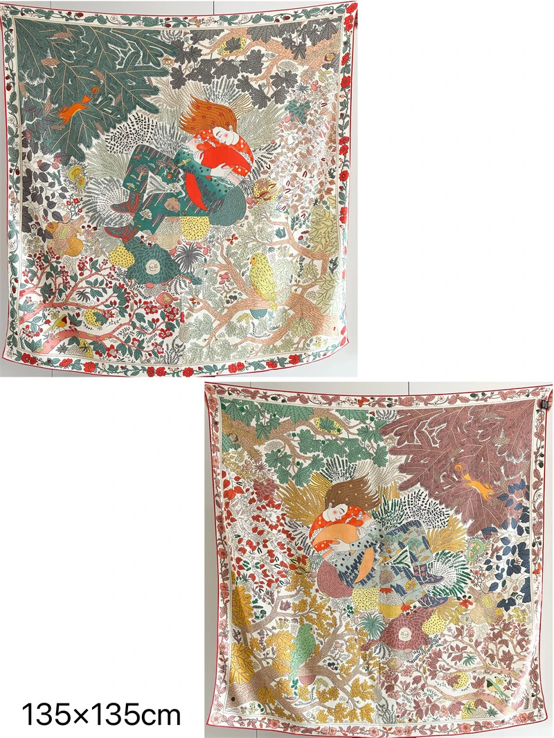 

Winter Warm Scarf 135CM Luxury Designer Pashmina Handmade Handrolled Shawls Hijab Women Head Neck Accessories Christmas Gift