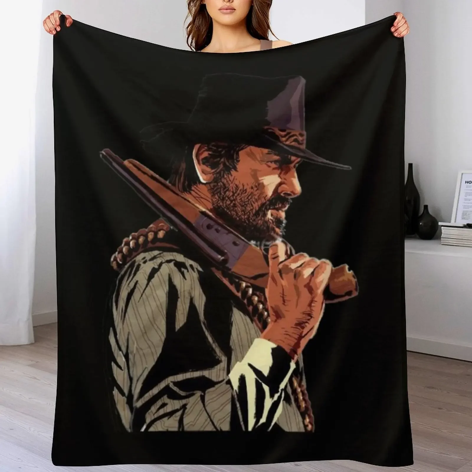 

Arthur Morgan Throw Blanket Polar Luxury Comforter Stuffeds Blankets