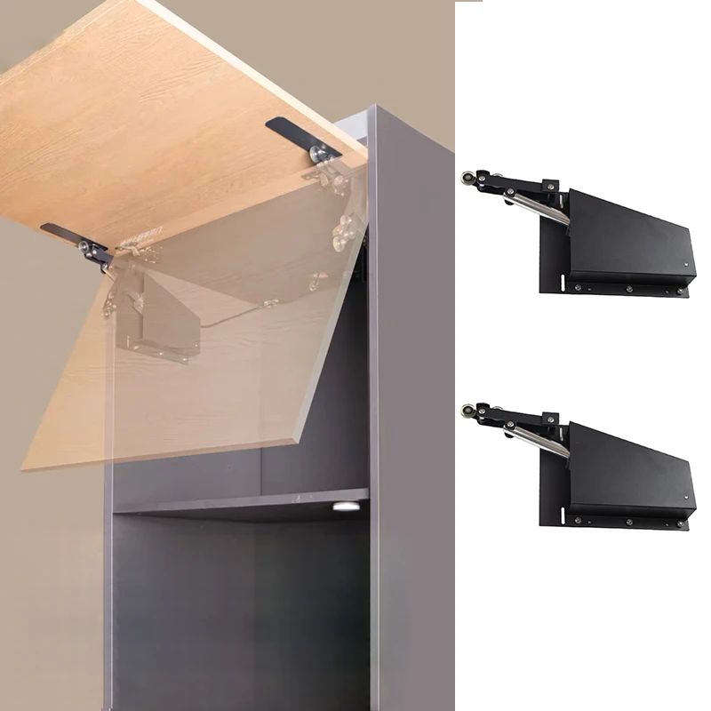 Support Bi Folding Flap Stay Smart Furniture Hardware Electric Bi-Fold Lifting up and Down System Motorized Cabinet Door Lift
