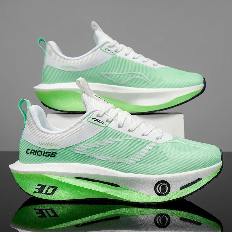 

Men Sports Running Shoes Casual Marathon Breathable Lightweight Women's Comfortable Athletic Nonskid Walking Sneakers Outdoors