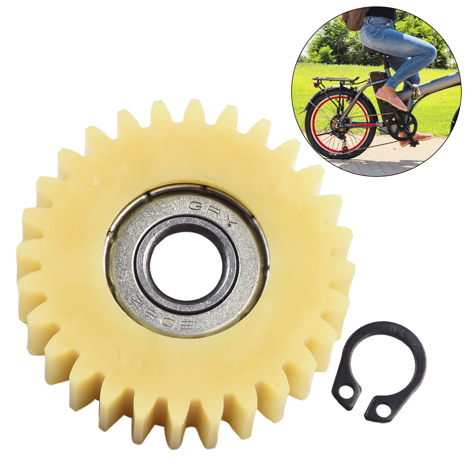 28 Teeth 37.5x8x12mm Electric Bicycle Nylon Gear Bearing Shaft Hole 8mm Planetary Gears Motorcycle Cog Wheel Parts High Quality