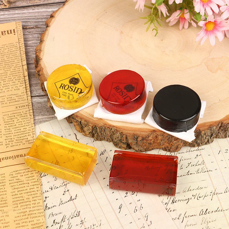 Professional Transparent 3 Colors Rosin Resin For Violin, Viola, Cello,Erhu Bowed String Instruments Repair Accessories