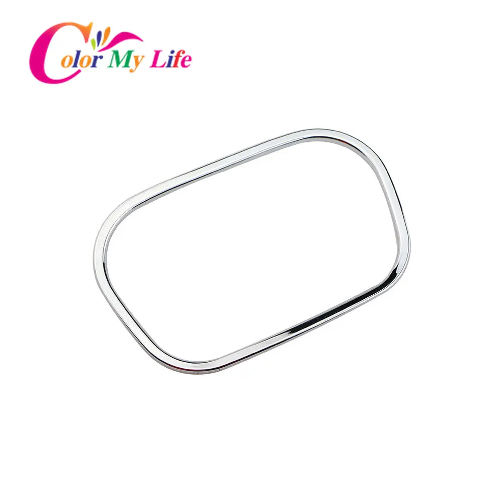 ABS Chrome Water Cup Circle Trim Glove Box Decorative Sticker for Nissan Micra K13 Versa 2011 - 2015 Accessories