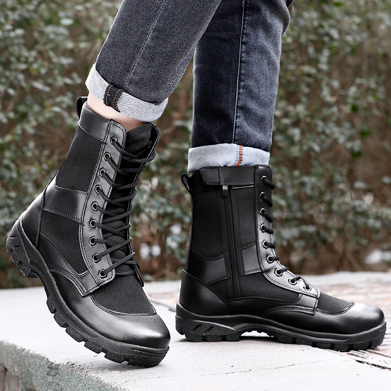 Bottes d'Été Ultralégères en Maille Respirante pour Homme et Femme, Chaussures de Randonnée en Plein Air, de Travail et d'Entraînement