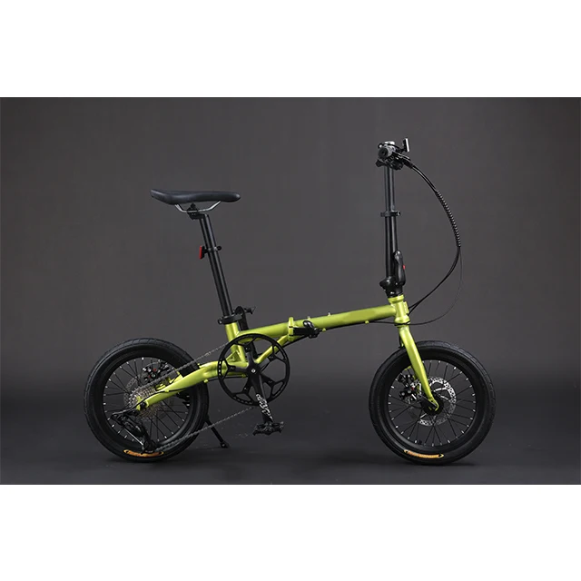 16-Inch steel custom bike foldable 9-speed folding bike