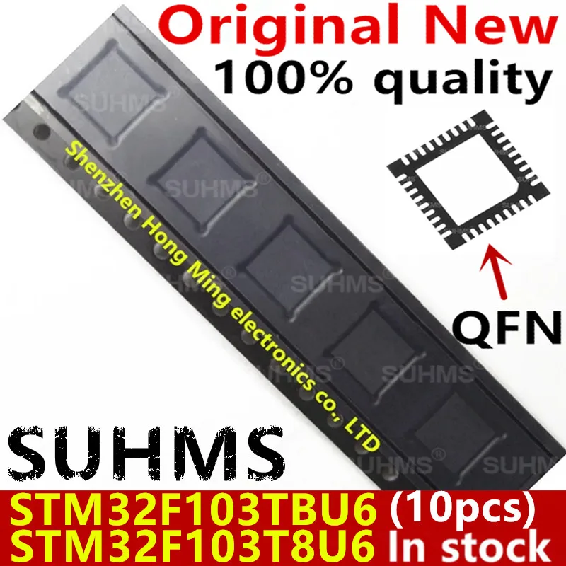 

(10piece)100% New STM32F103TBU6 STM32F103T8U6 STM32 F103TBU6 STM32 F103T8U6 QFN-36