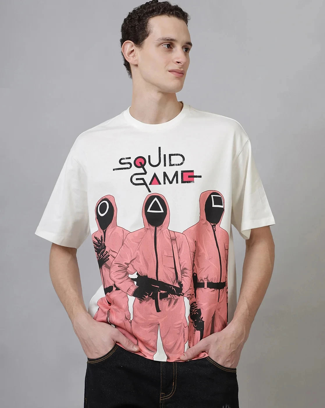 Squid Game Season3 T-shirt Front Back Print Unisex TV Show Graphic Tee Men Women Short Sleeve Casual Fans Tops