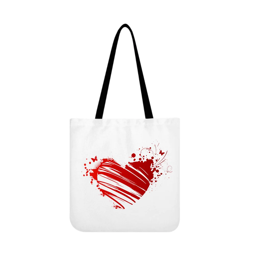 Bolsas de compras personalizables La impresión personalizada está disponible basada en imágenes, texto o logotipos, bolsas de tela de recuerdo