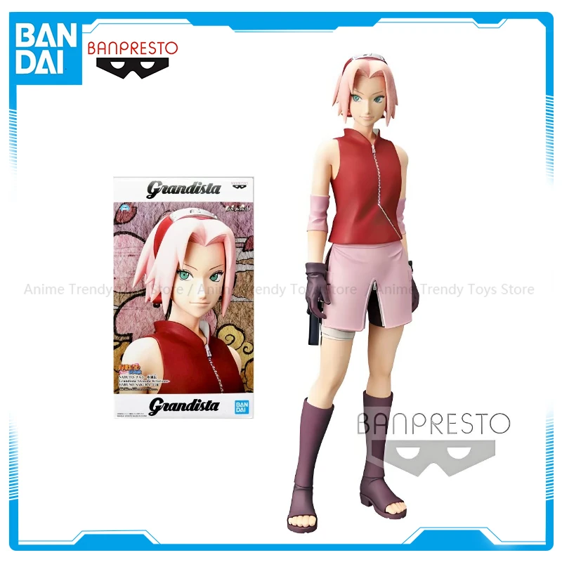 In Stock Bandai Naruto Grandista Scenery Series Shinobi Relations Haruno Sakura Model Ornament Toy Figure Collection Gift WY