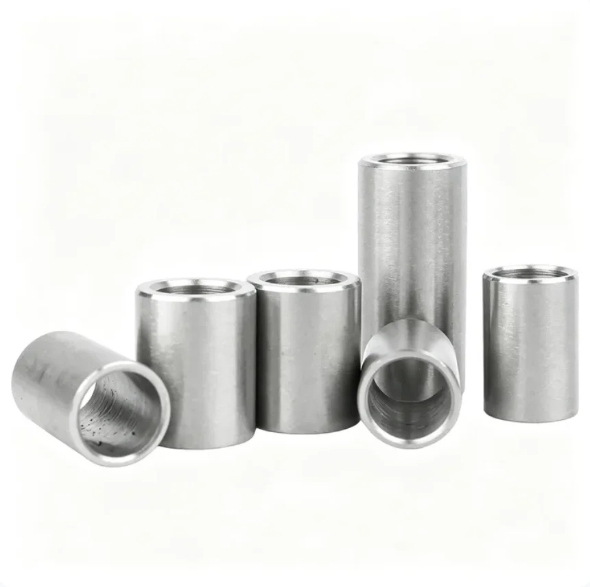 Inner Dia 7 8 9 304 Stainless Steel Bushing Washer Gasket Unthreaded Round Hollow Standoff Spacer Sleeve Length 2-45