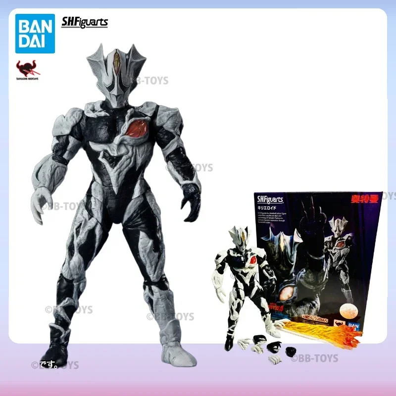 In Stock Bandai S.H.Figuarts Ultraman Series SHF Kyrieloid Movable Anime Action Figure Collectible Original Box Hobbies Ornament