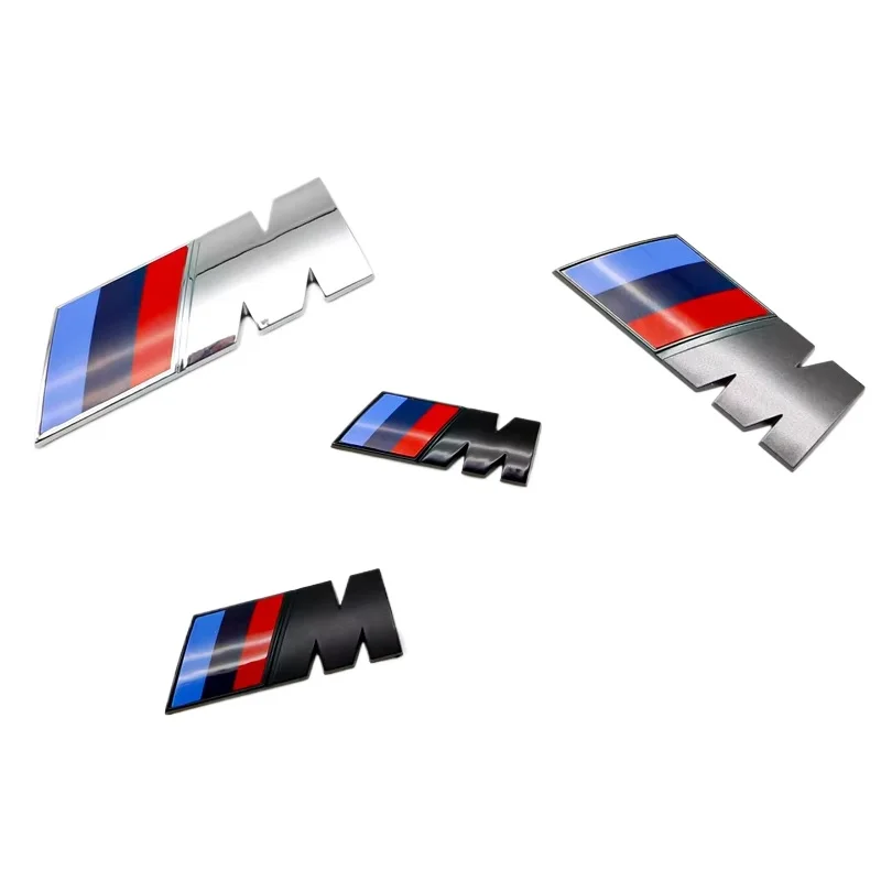 

BMW M Performance 3D Emblem ABS Glossy Black Front Grille & Rear Trunk Badge Sticker for M3 M5 X3 X5 Models Car Styling Upgrade