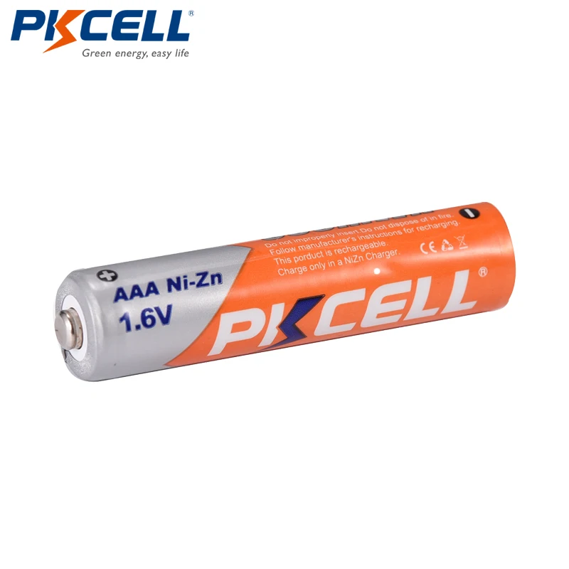 8PC PKCELL1.6V AAA Battery NIZN AAA Rechargeable batteries Ni-Zn 900mWh With 2PC Battery Hold Case Box AA AAA for toys camera