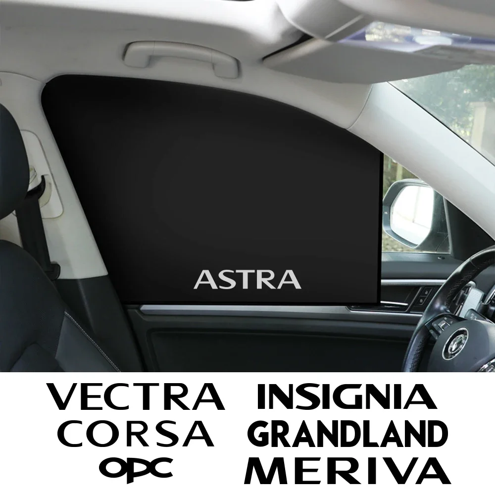 Strong Magnetic Car Sun Shade Curtain UV Protection Auto Accessories For Opel Astra Insignia Corsa Opc Vectra Grandland Meriva