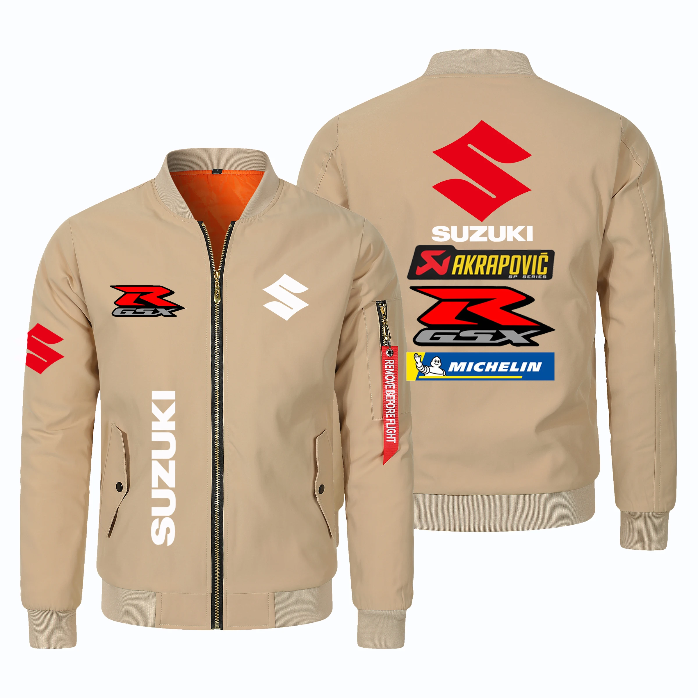 Suzuki Team Uniform, Men's Thickened Jacket, Motorcycle Jacket