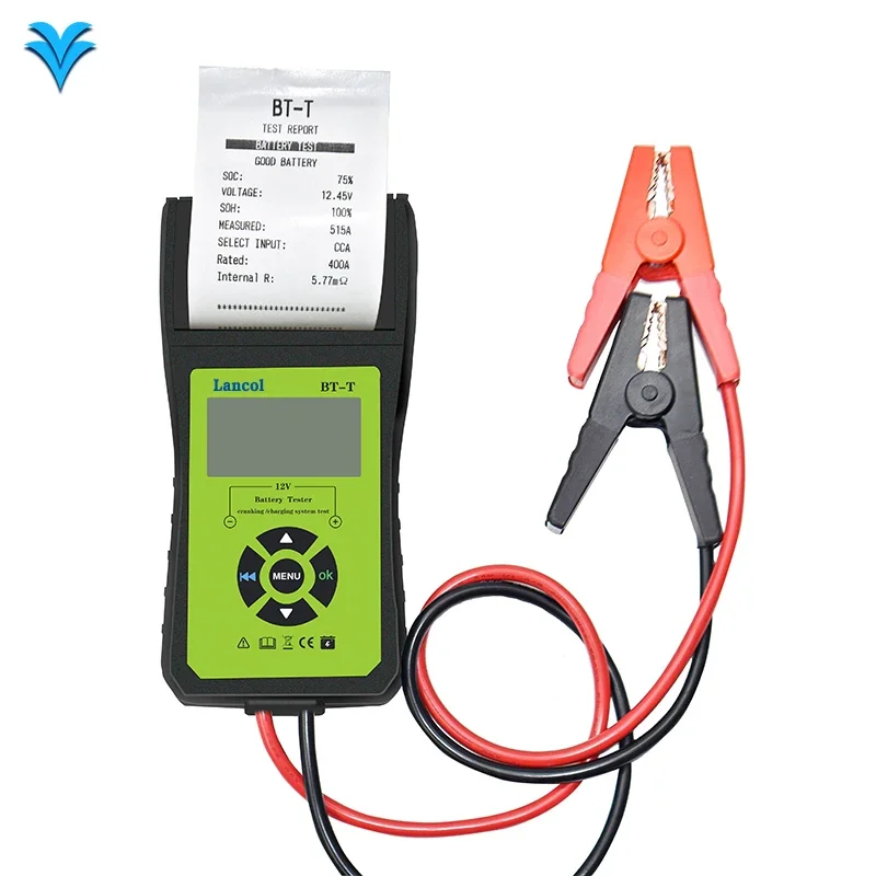 2023 NEW  Lancol factory BT-T 12V 24V CCA Car Battery tester With printer Auto repair tools