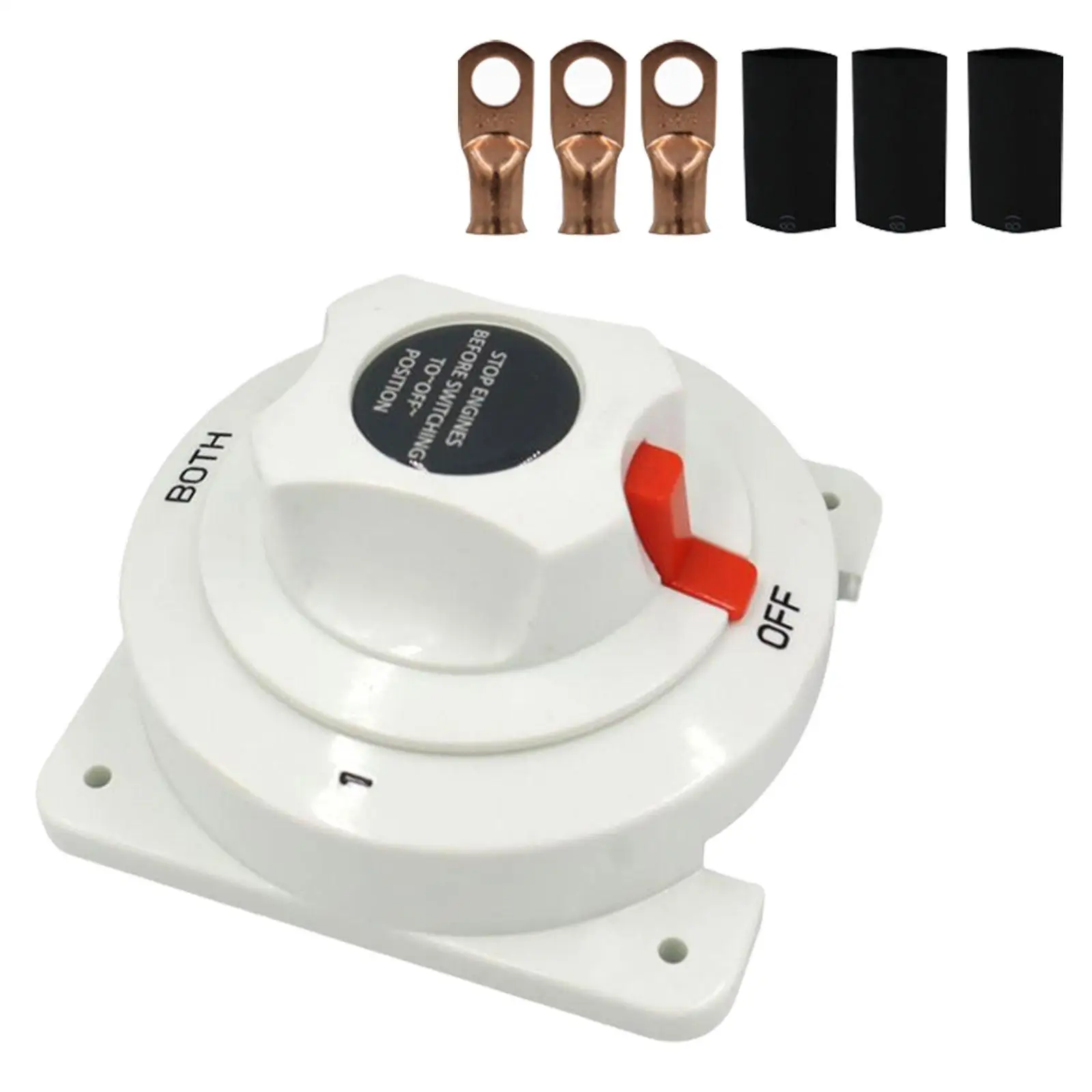 Marine DC Battery Selector Switch 300A 3 Position Disconnect Switch