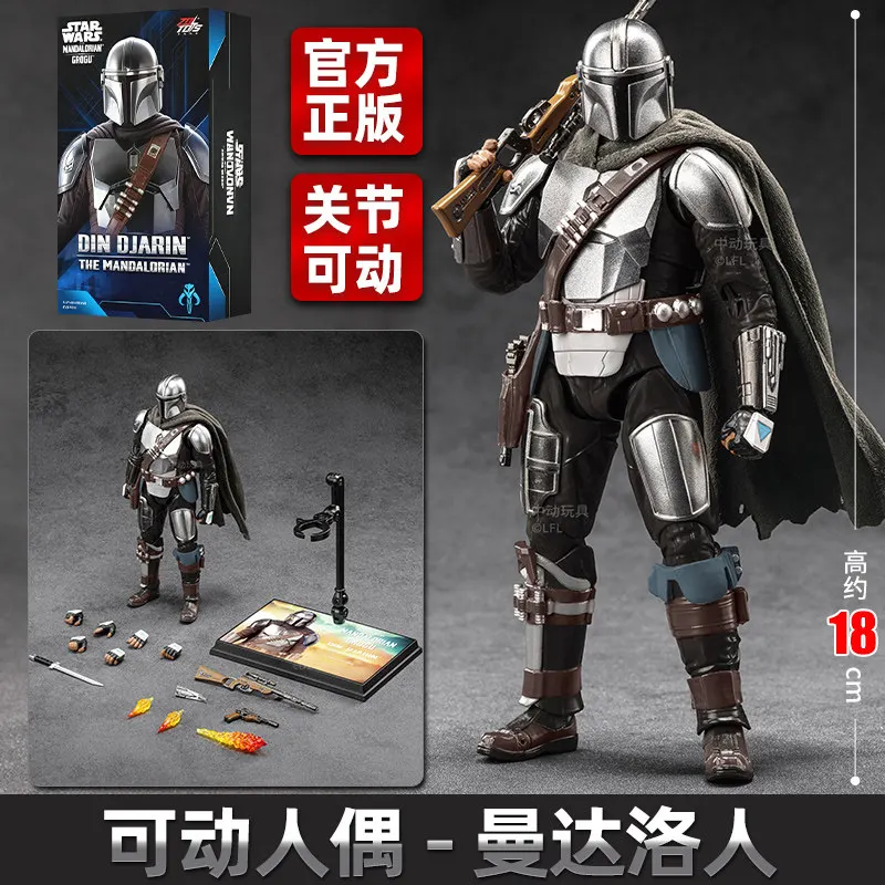 ZD Star Wars Baby Yoda Grogu Darth Vader Din Djarin Mandalorian Luke Skywalker Stormtrooper Action Figure Collectible Model Toys view 4