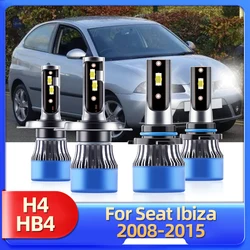 LSlight LED Headlights Bulb Car Auto 12V Fan Fog Lamp H4 HB4 Replacement For Seat Ibiza 2008-2015 2009 2010 2011 2012 2013 2014