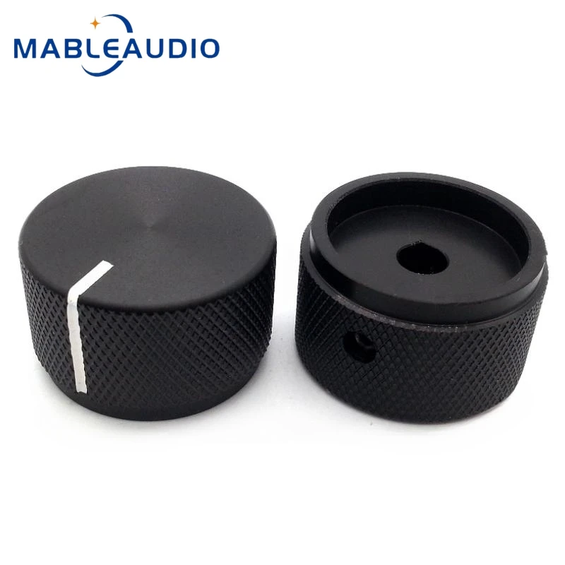 1 Stück 30x18mm Aluminium legierung Voll knopf Gitarren effektor Volumen potentiometer Hifi Sound verstärker Rändel knopf – Detail 4
