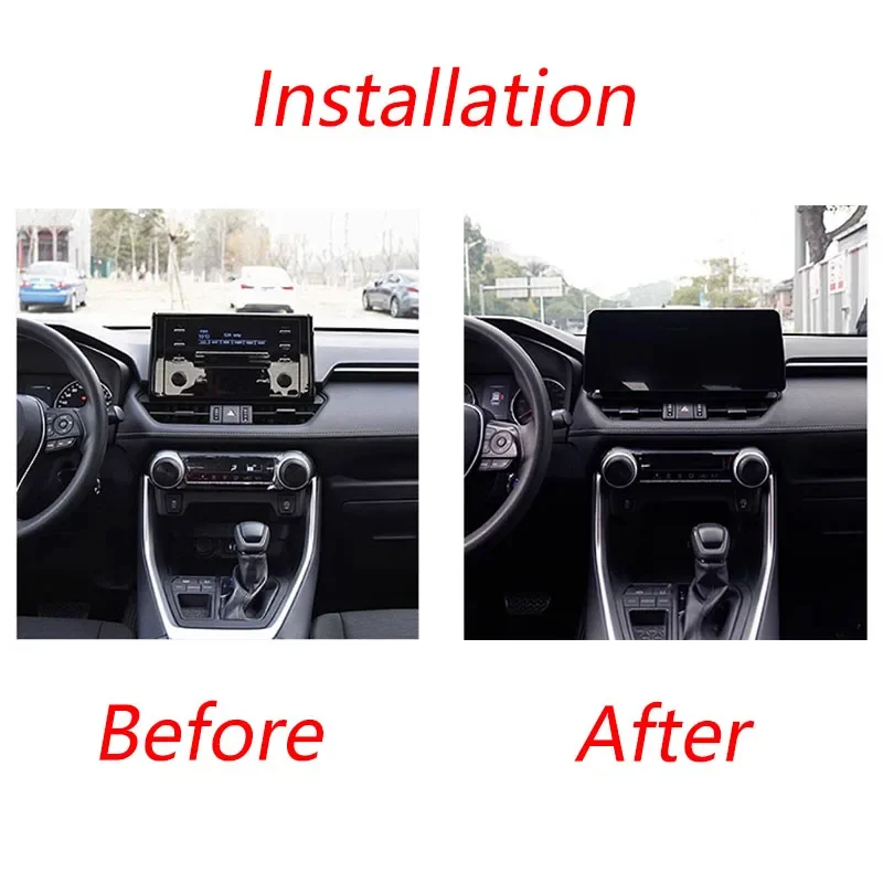 

New 12.3 inch 2 Din Car Android Radio For Toyota RAV4 2020-2022 GPS CarPlay Auto Multimedia Stereo 36DSP DTS Car Stereo