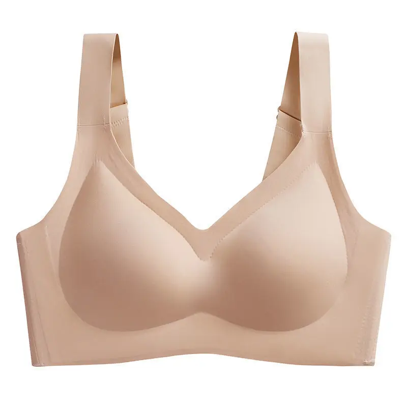 Seamless Bras for Women Super Push Up Bra Wireless Underwear Female Removable Pad Brassiere Adjustment Wide Strap Invisible Bra