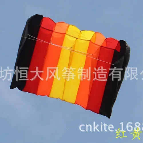 Weifang kite single line soft eight holes parachute parachute pocket kite boneless frame easy to carry good flying kids gift