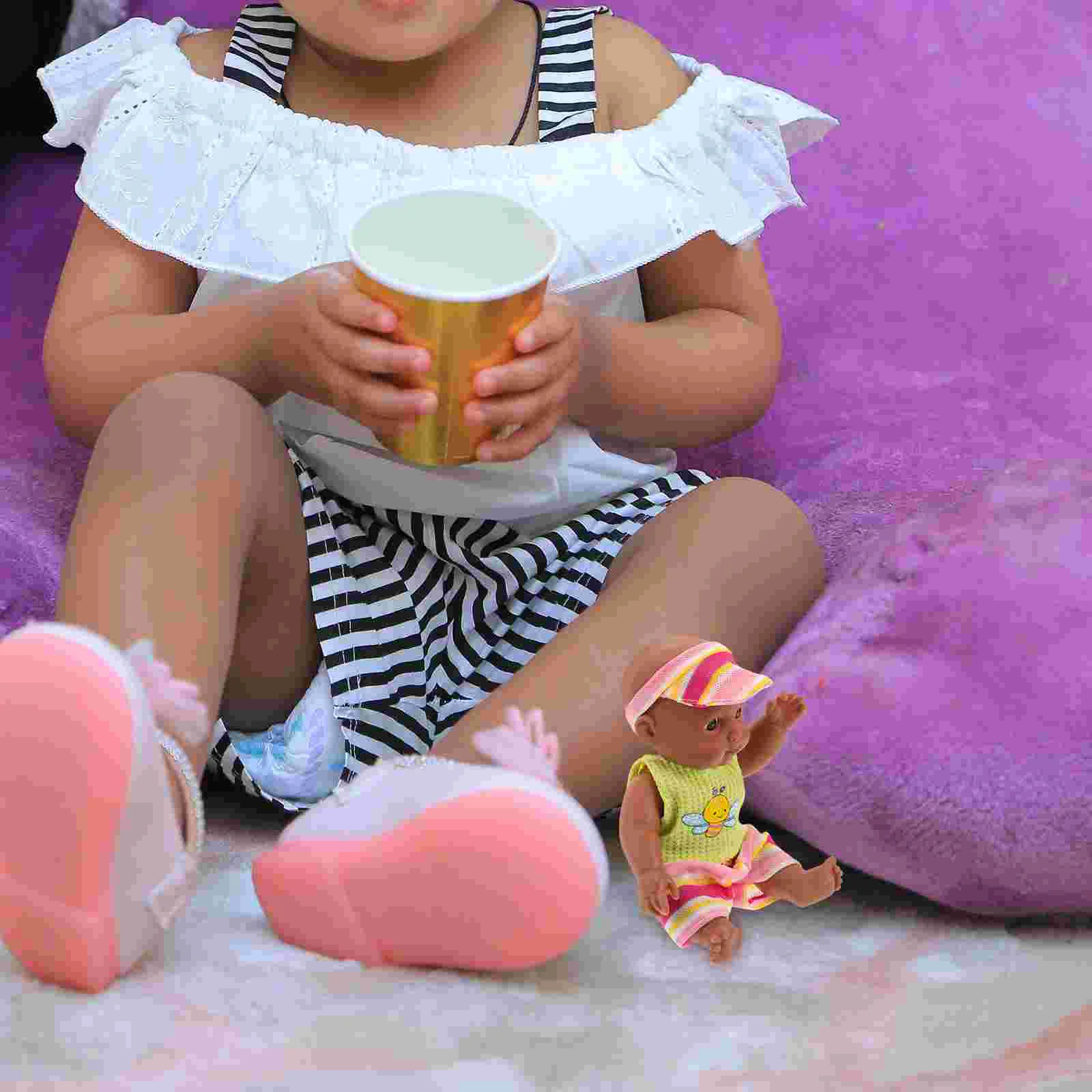 محاكاة دمى الأطفال حديثي الولادة الصبي ألعاب سوداء طفل سيليكون كامل الجسم المطاط الناعم