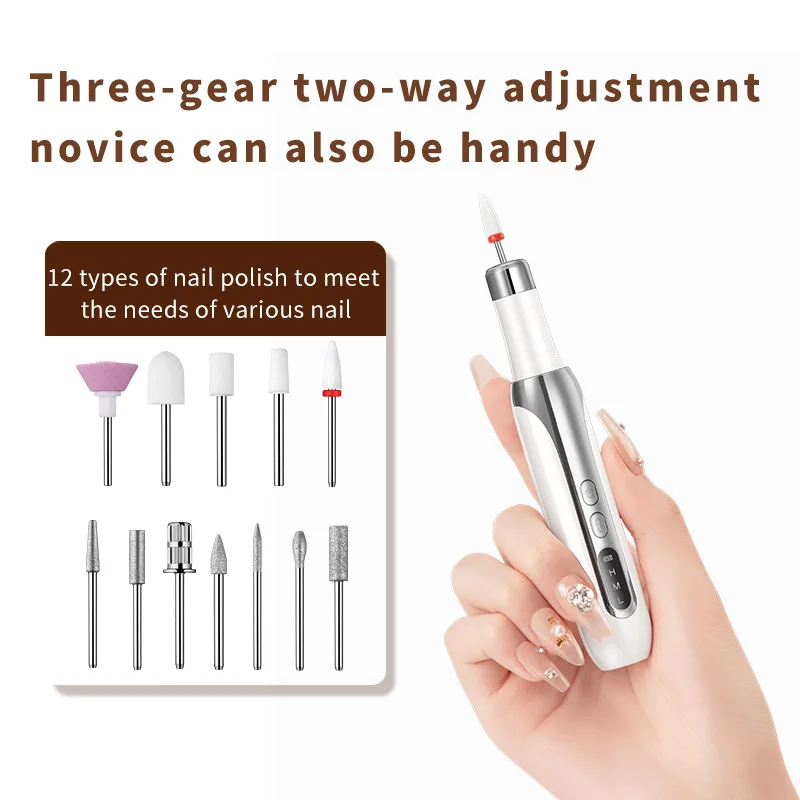 Large Screen Display Charging Electric Portable Nail Piercing Device