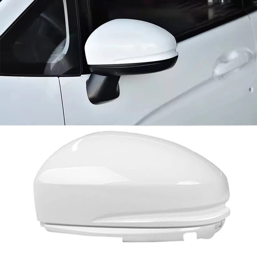 Driver Side Left Mirror Cap Compatible with For Honda Fit 2015 through 2018 Rearview Mirror Shell Replacement Cover