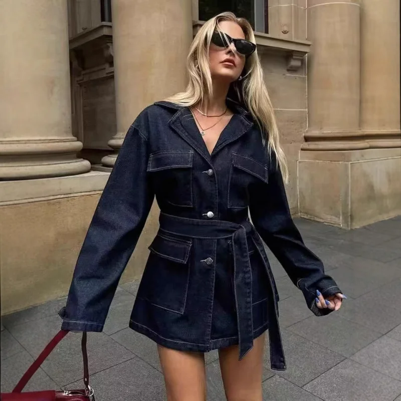 

Women'S Fashion Casual Versatile Turn-Down Collar Workwear