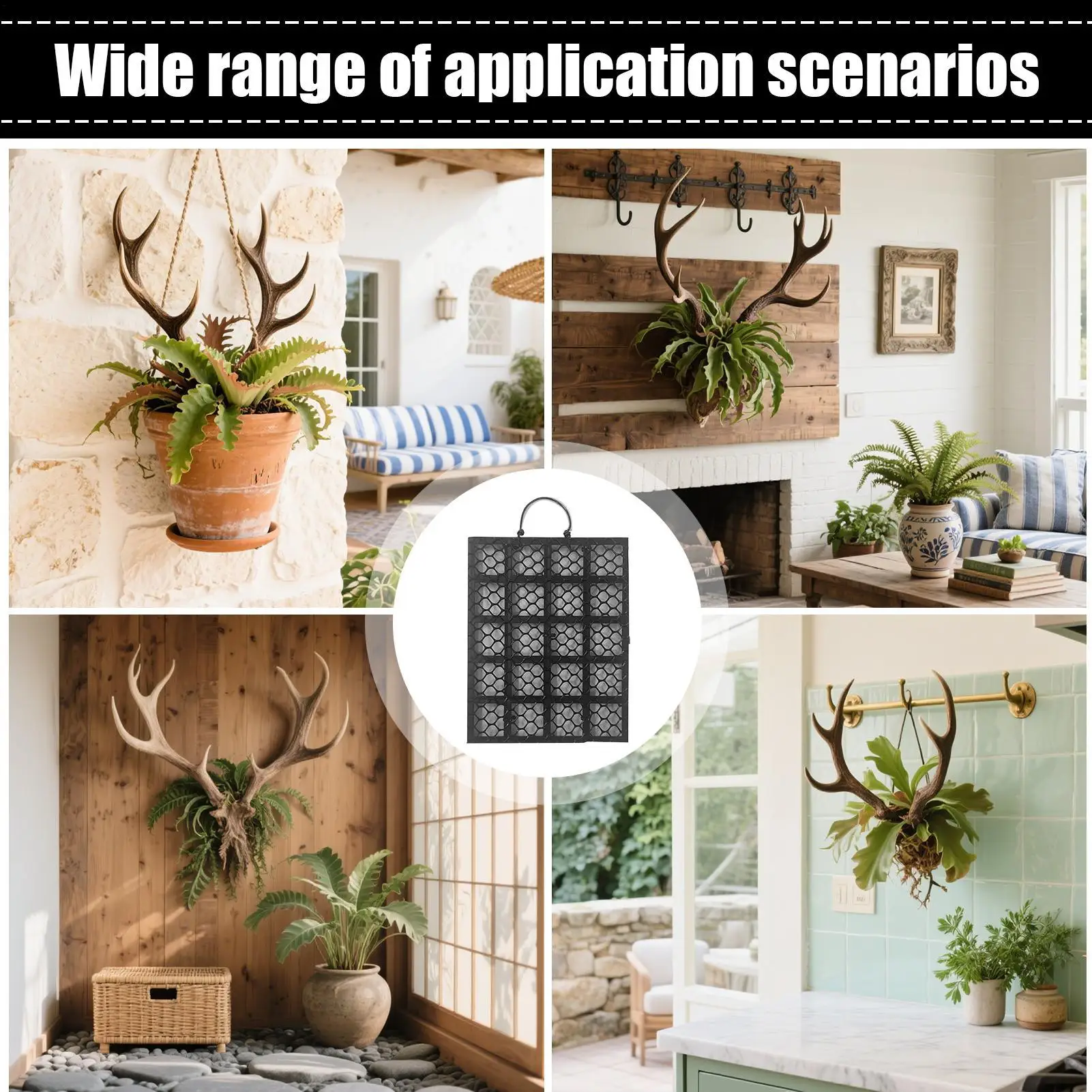 

Staghorn Fern Mounting Board Staghorn Holder Wall Planting Board Platycerium Orchids Mount Home Decor For Garden Indoor Outdoor