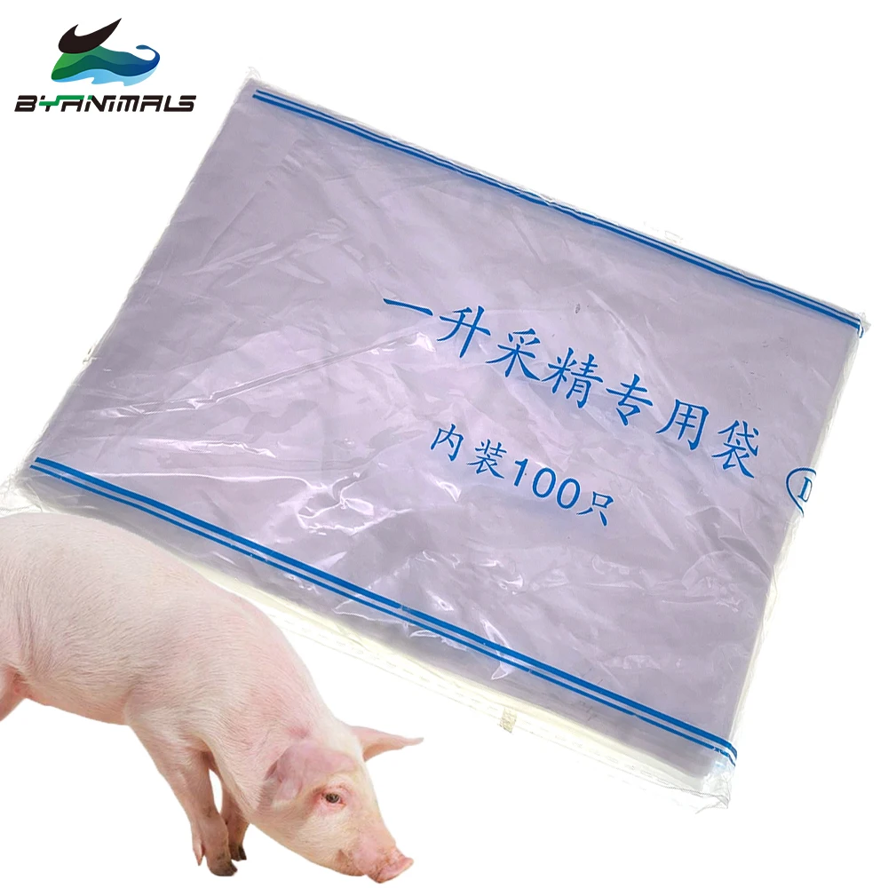 1L Capacity Boar Semen Collection Bag Sperm Stroage Disposable Animals Artificial Insemination Livestock Farming Tools Supplies