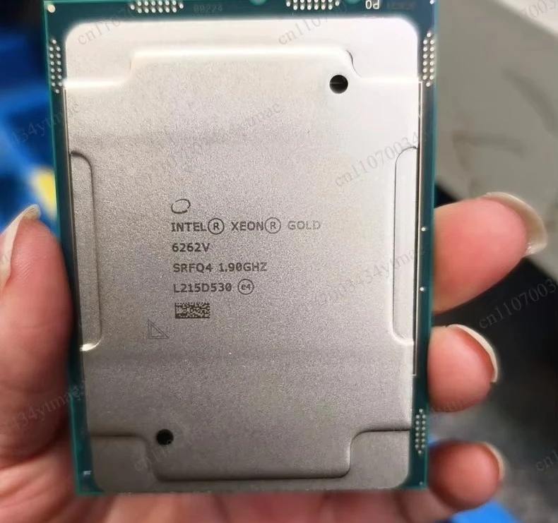 Used 6262V SRFQ4 Server CPU Processor 1.9GHz 24‑Core 48‑Thread 33MB Cache 135W LGA3647 for Server Motherboard