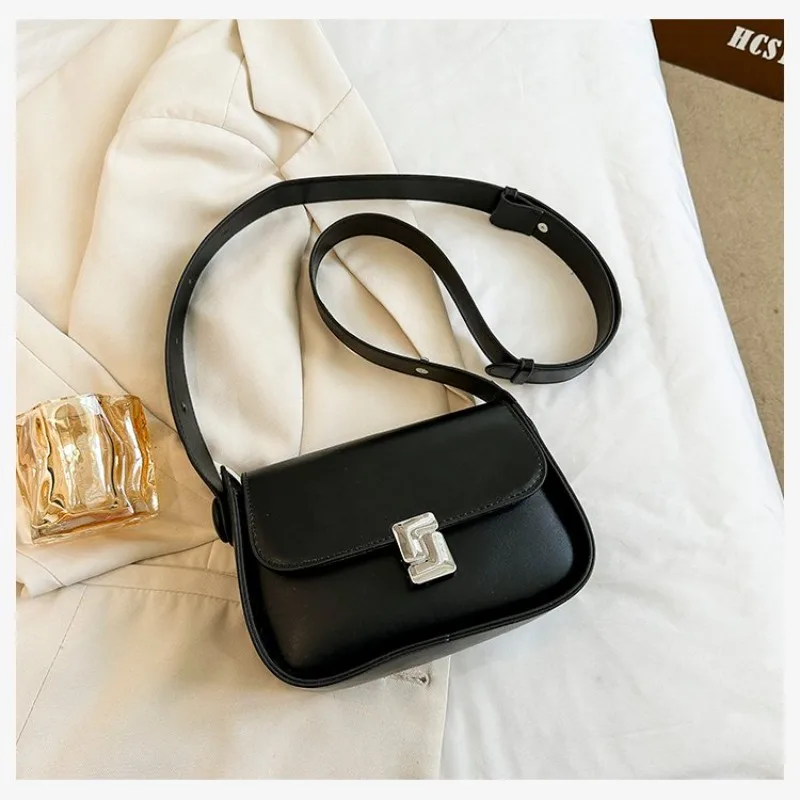 

Trendy Design Diaper Bag Women Messenger Bag Leather Elegant Handbag Vintage Simple Commuter Tote Shoulder