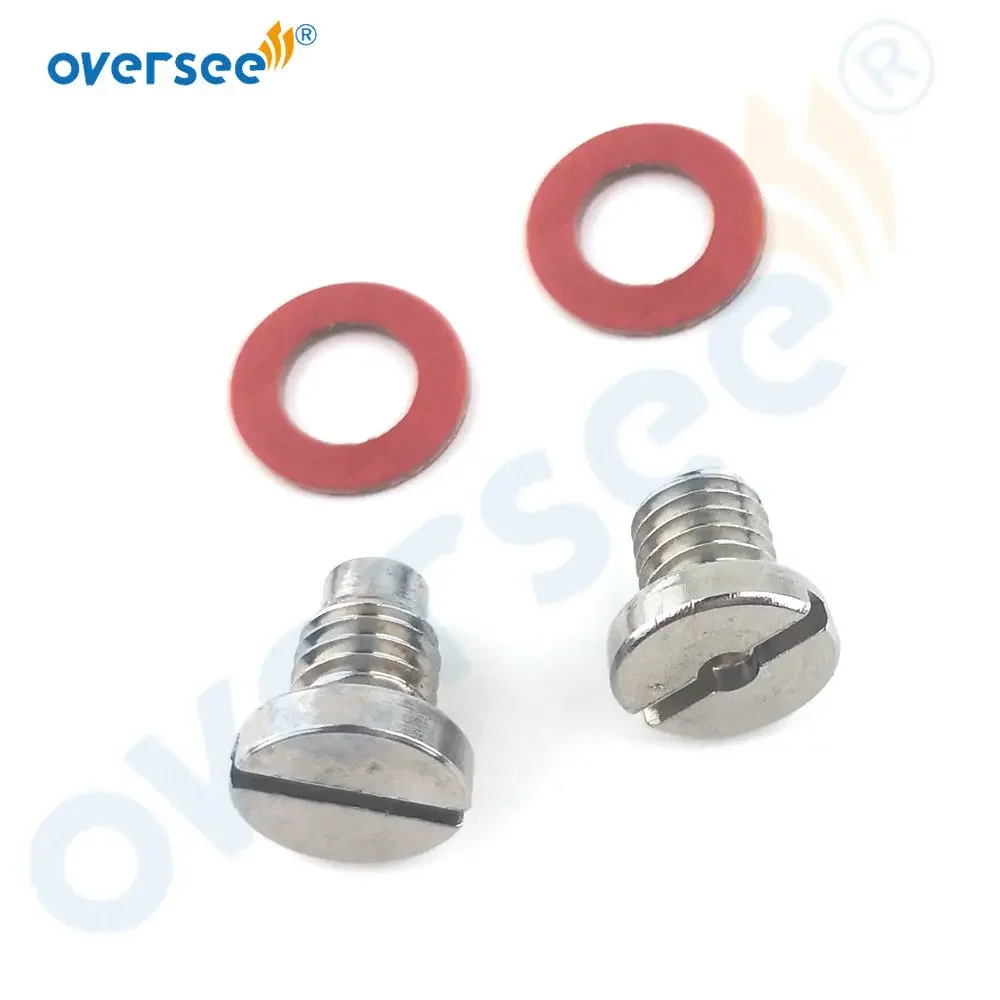 90340-08002-00 Straight Screw Plug Kit For Yamaha Outboard Engine F9.9 to 300HP Magnetic And Non-magnetic Screw