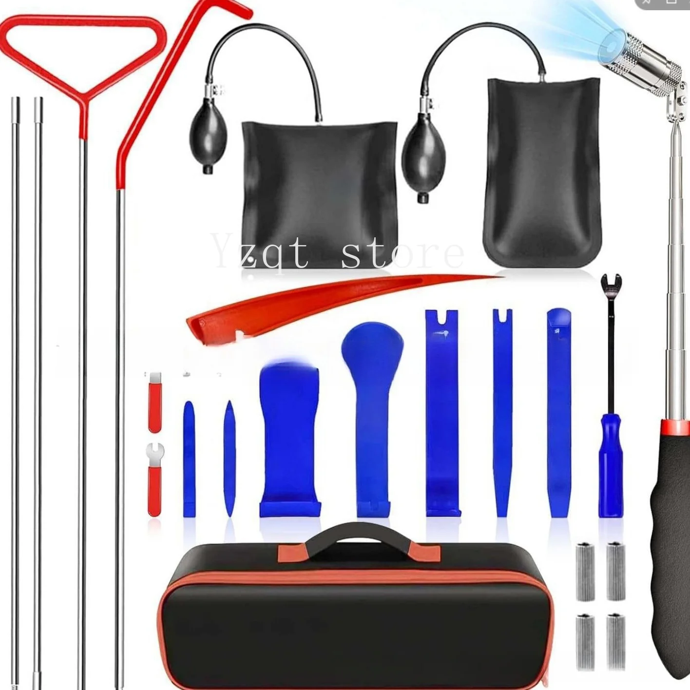 Auto repair auxiliary pull hook door handle  lock general auto repair push-pull  wedge door airbag