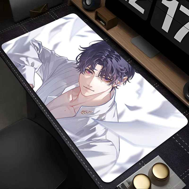 

Mousepad PC Accessories Gaming Mouse Pad Non-slip Keyboard Pad Large L-love And Deepspace Rafayel Desk Mat Rubber Extended Pad