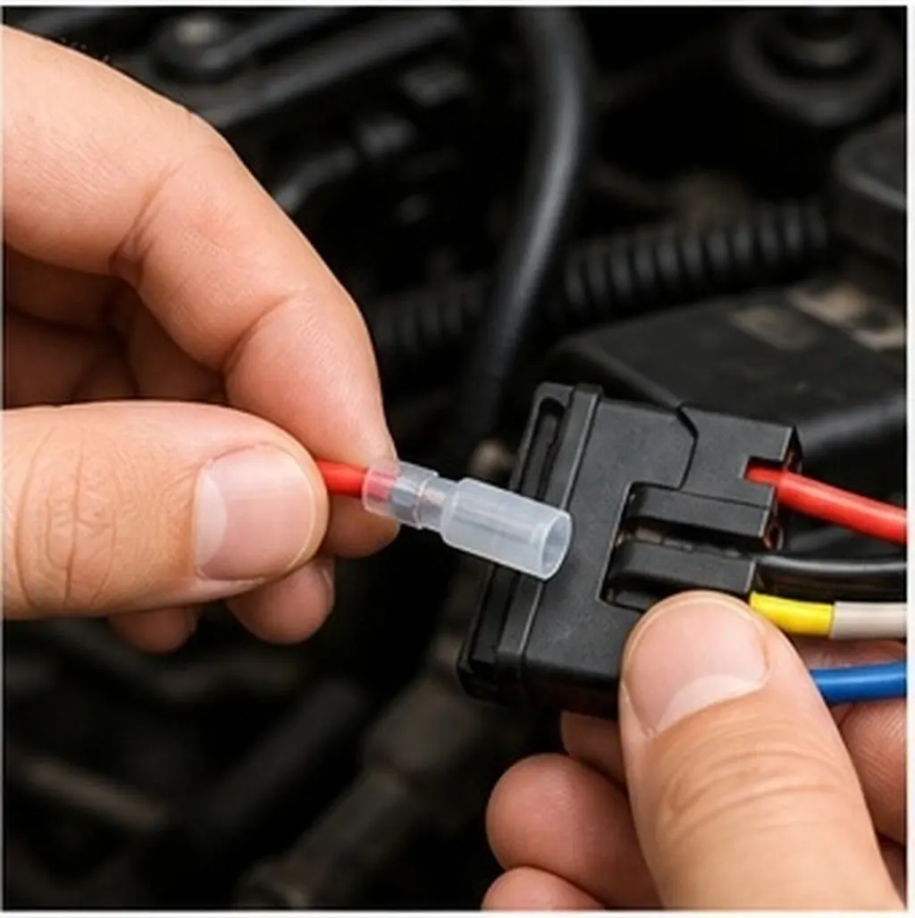 80Pcs Quick Wiring Terminal Connectors Fast Crimp Terminals Insulated Male Female Quick Disconnect Electrical Cable Connectors