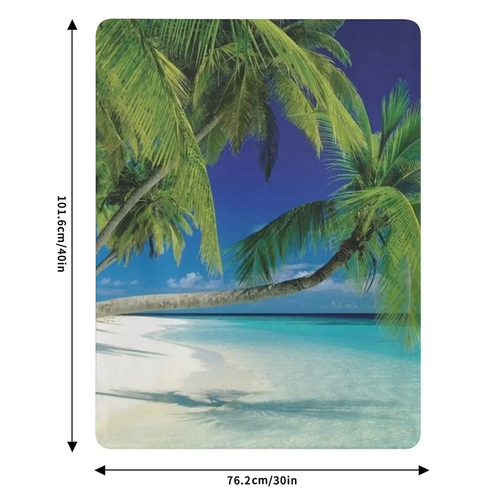 جزر المالديف بولينيزيا الاستوائية الشاطئ التصوير الفوتوغرافي رمي بطانية الشعر الزخرفية رمي القطبية لينة سرير بطانية #6