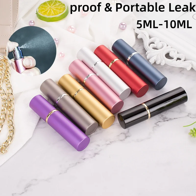 

Mini Portable Perfume Spray Dispenser 10ml/5ml Bottom Filling Cosmetic Refillable Liquid Container Atomizer for Travel