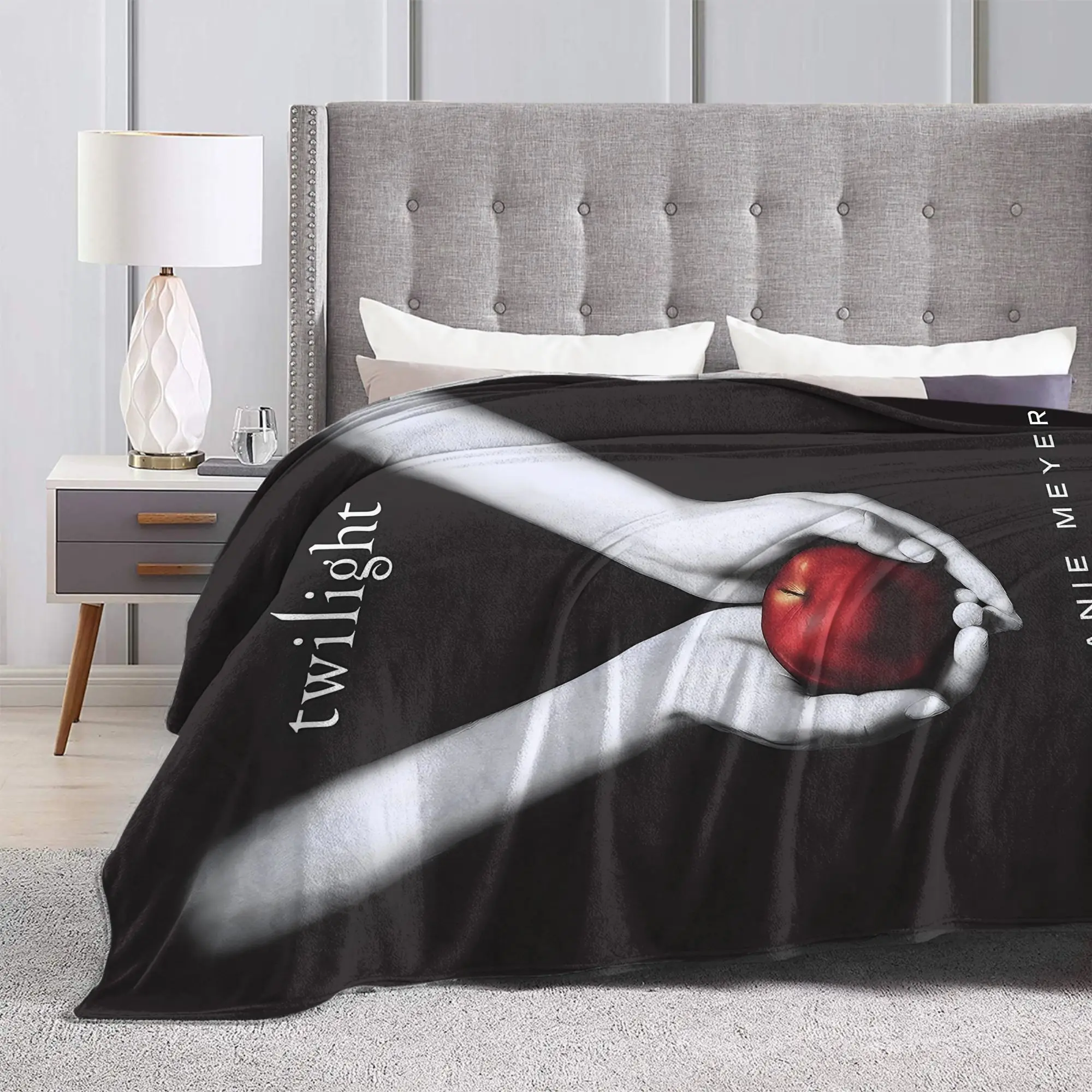 بطانية فائقة النعومة للفتيات والأولاد للتخييم جاكوب ذا توايلايت ساغا رمي بطانية الفانيلا المفرش لغرفة النوم غطاء سرير أريكة مضحك