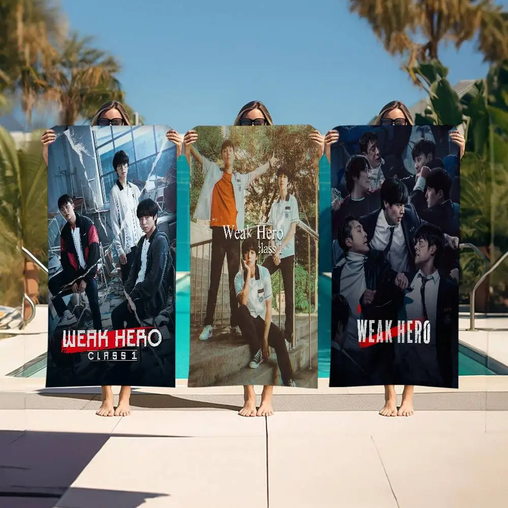 Weak Hero Class 1 Microfiber Blanket Quick Drying Beach Towels Oversized Printing Super Absorbent Pool Towel Blanket