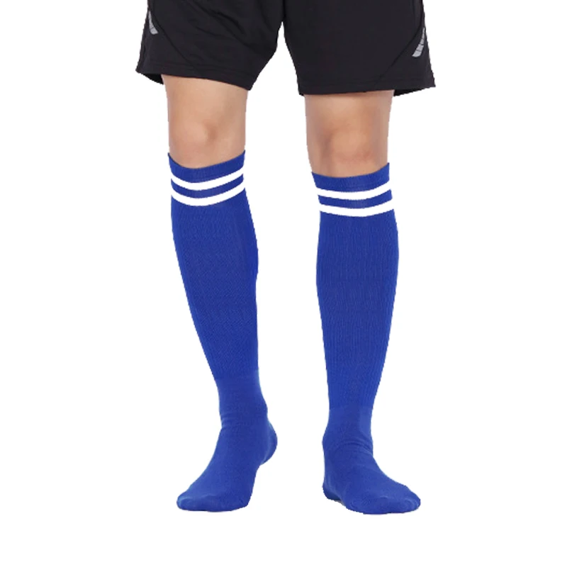 Over Knee Football Socks Hit Color Wear-Resistant Unisex High Training Long-Tube Summer Thin Adult Football Sport Long Socks