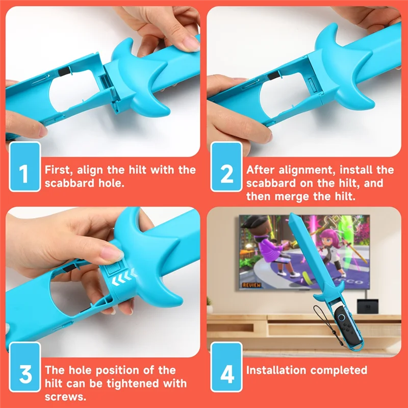 

3CGRO-For Nintendo Switch 2 Games Accessory Kit 10-In-1 Switch 2 Sports Bundle Includes Tennis Rackets, Golf Clubs, Swords