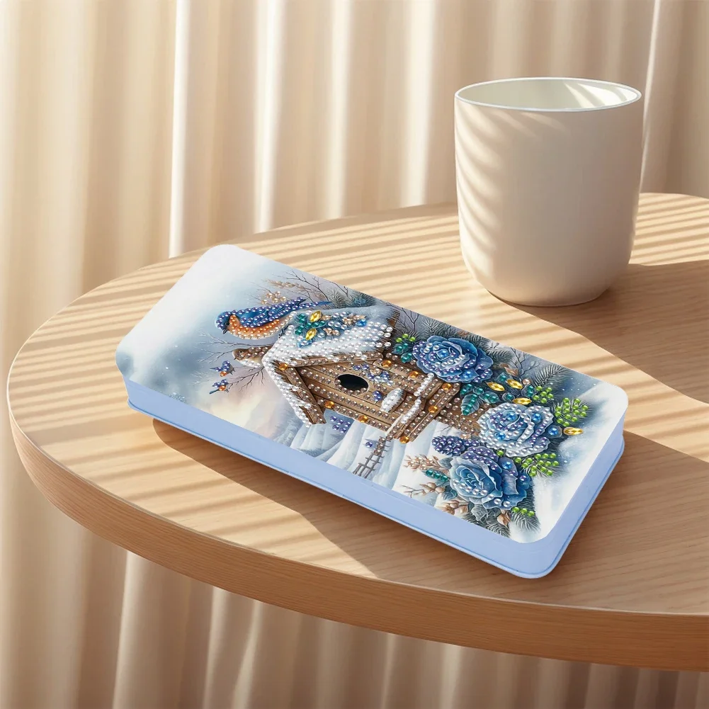 الماس اللوحة مقلمة الماس الفن المنظم صندوق الجمالية الماس الفن حامل قلم الماس الفن القلم المنظم للحرف الفنية #4